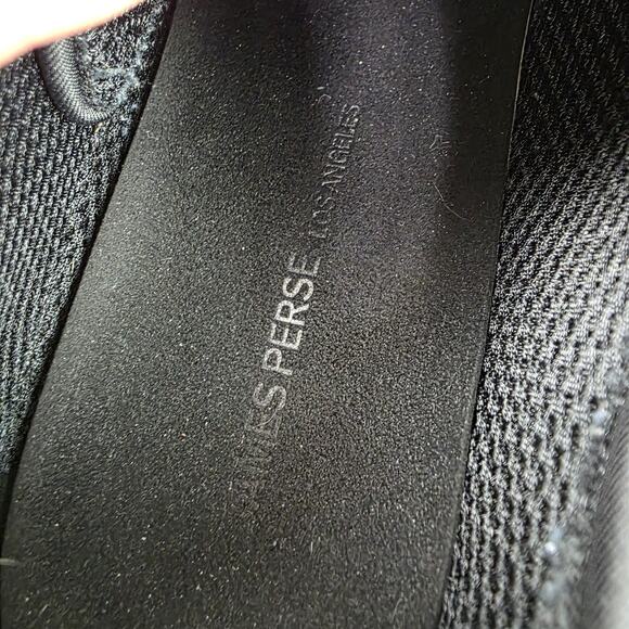 James Perse Carbon Low Men's Black Low Top Sneakers Size 9 Made in Italy - Picture 7 of 8